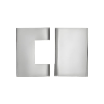 CRL Polished Chrome Cover Plate Only for MEL1800RB Melbourne Hinge