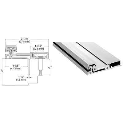 CRL Satin Anodized 150 Series Heavy-Duty Full Surface Continuous Hinge 83"