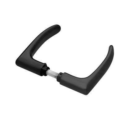 CRL Matte Black PTH Series Sculptured Style Lever Handles
