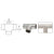 CRL Brushed Stainless Flush Tee for 1-1/2" Tubing