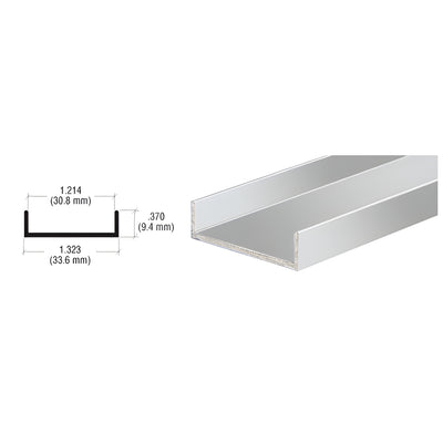 CRL Brite Anodized Aluminum Door Jamb Extrusion