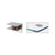 CRL Polished Chrome Square Interior Shower Shelf Clamp with Support Leg