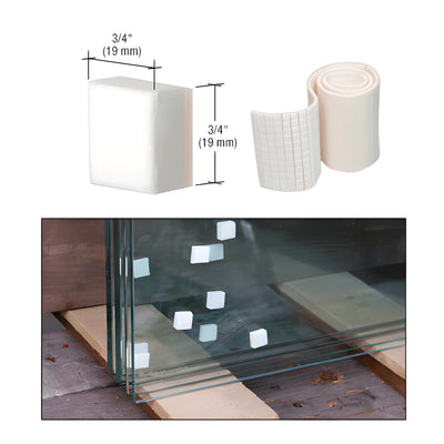 CRL 3/4" Non-Adhesive Foam Shipping Pads - Roll
