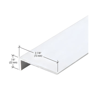 CRL-U.S. Aluminum Mill Finish 'L' Angle, 2-7/8" x 7/8" x 1/8" - 21'-2"