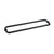 CRL Matte Black 24" BM Series Back-to-Back Tubular Towel Bars With Metal Washers
