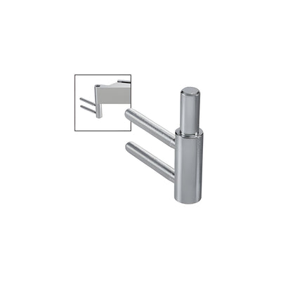 CRL Steel Frame Mount Euro Series Mounting Bracket for Free Swinging Interior Door Hinge