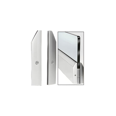 CRL Satin Anodized 4" Split Tapered End Cap