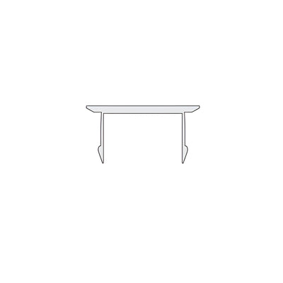CRL-U.S. Aluminum Clear Anodized Pocket Filler for 1" Glazing