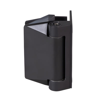 CRL Matte Black Wall Mount Polaris 125 Series Soft Close Gate Hinge