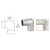 CRL Brushed Stainless Sharp Radius 90 Degree Corner for 2" Tubing