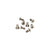 CRL Polished Nickel 6 x 15 mm Cover Plate Flat Head Phillips Screws