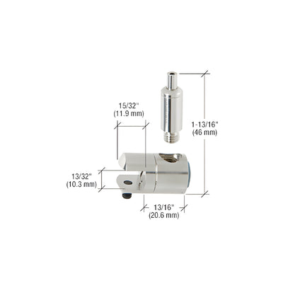 CRL Single Sided Connector with Tensioner for 3/8" Glass