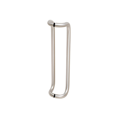 CRL Brushed Stainless 24" Glass Mounted Offset Pull Handle