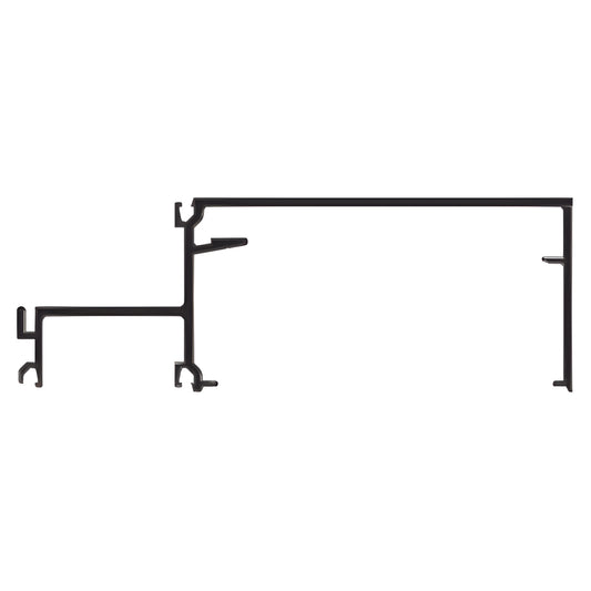 CRL-U.S. Aluminum Intermediate Horizontal Mullion 24'2" White Kynar