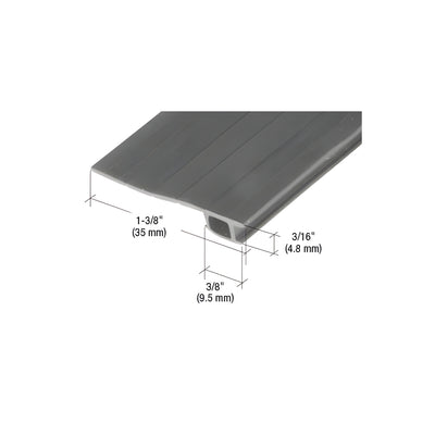 CRL Black 84" Vinyl 7/8" to 1-3/8" Adjustable Width Bug Strip