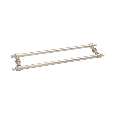 CRL Polished Nickel Colonial Style 18" Back-to-Back Towel Bars