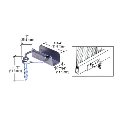 CRL Mill Slip-On Bail Latches and Screws - Bulk