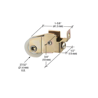 CRL 27/32" Nylon Sliding Window Roller