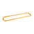 CRL Unlacquered Brass 24" BM Series Back-to-Back Tubular Towel Bars With Metal Washers