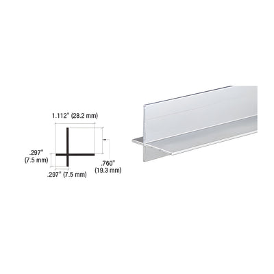 CRL Satin Anodized Aluminum Cross Corner Extrusion