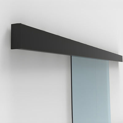 CRL50 Matte Black Series Bi-Parting Synchronized Wall Mount Kit