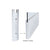 CRL Polished Stainless 10" Square End Cap for Sidelite Rail