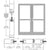 CRL-U.S. Aluminum Clear Anodized Class 1 IG500 Series Custom Pair StormFront™ Butt Hinged Entrance for Panic and Overhead Concealed Closer