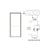 CRL-U.S. Aluminum Dark Bronze/Black Anodized Class 1 Thermally Improved Up and Over Frame for a Single Door Prepped for Butt Hinges and Overhead Concealed Door Closer