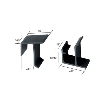CRL Sliding Window Screen Clips for H & D - Carded