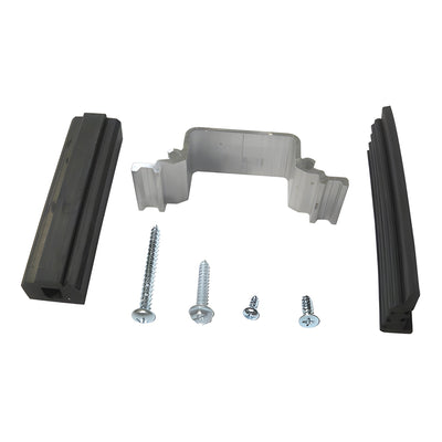CRL-U.S. Aluminum Series 451 Transom Frame Header Clip with Screws for Surface Mount Door Closer