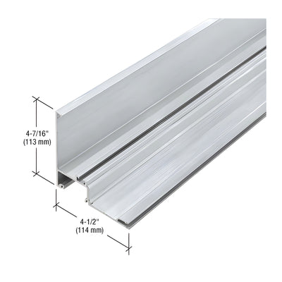 CRL-U.S. Aluminum 90 Degree Outside Corner Half Section, Mill - 24'-2"