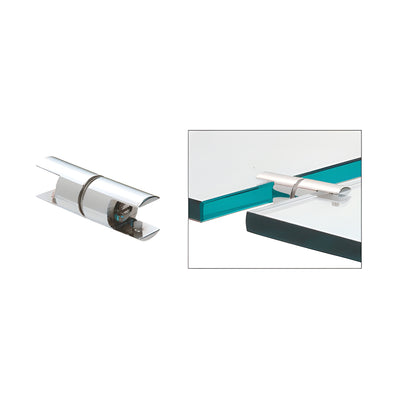 CRL Chrome Double Shelf Connector