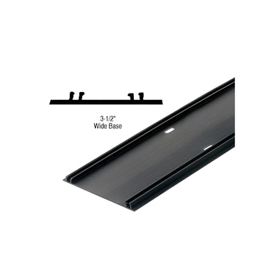CRL Black 3-1/2" Wide Screen Tight™ Base
