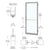 CRL-U.S. Aluminum Clear Anodized Custom Single 36" x 84" Series 250 Narrow Stile Butt Hinge Entrance Door for OHCC