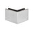 CRL Polished Chrome Zero 90° Wall & Glass Mount Clamp