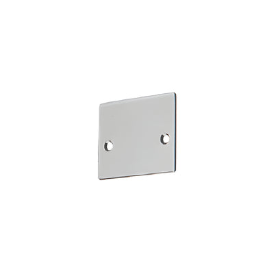 CRL Brushed Stainless End Cap with Screws for NH2 Series Wide U-Channel
