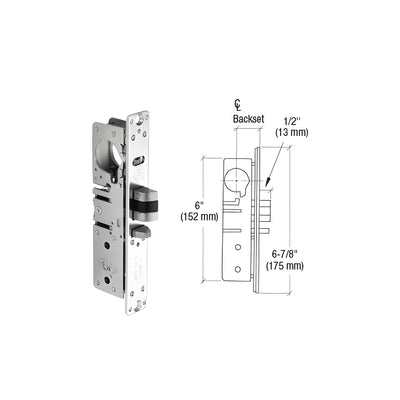 CRL Adams Rite® 1-1/2" Backset Deadlatch Lock - Left Handed