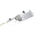 CRL Polished Stainless Steel Electric Strike Keeper for Single Stile Doors