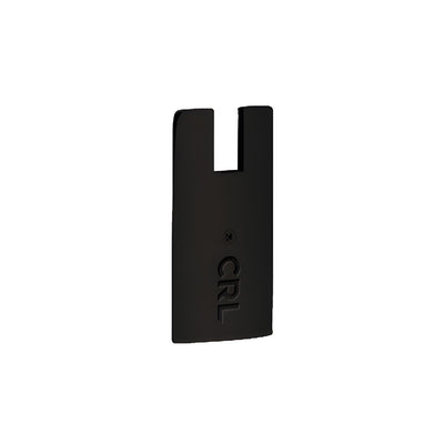 CRL Matte Black End Cap for 4" Square Wedge-Lock® Door Rail