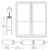 CRL-U.S. Aluminum White KYNAR® Paint Custom Pair Series 400 Medium Stile Center Pivot Entrance Doors for Overhead Concealed Door Closers