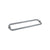 CRL Brushed Nickel 12" BM Series Back-to-Back Tubular Towel Bars With Metal Washers