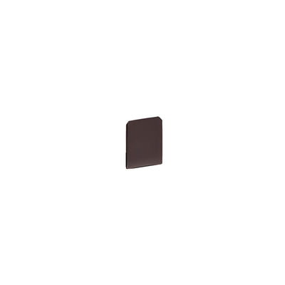 CRL Black Bronze Anodized WU2 Series U-Channel End Cap