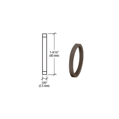 CRL Dark Bronze .100" Straight Cylinder Ring