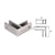 CRL Brushed Stainless 90 Degree Glass Bracing Clamp