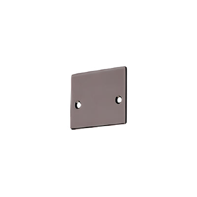 CRL Black Bronze Anodized End Cap with Screws for NH3 Series Wide U-Channel