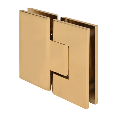 CRL French Gold Vienna 180 Series Glass-to-Glass Hinge