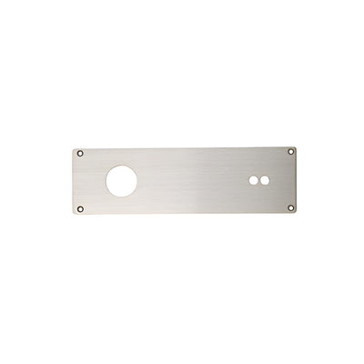 CRL Satin Aluminum Cover Plate with Radius Corners for Jackson® Overhead Concealed Closers