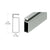 CRL Mill Finish 1-1/4" x 7/16" Roll Formed Aluminum Screen Frame - 144"