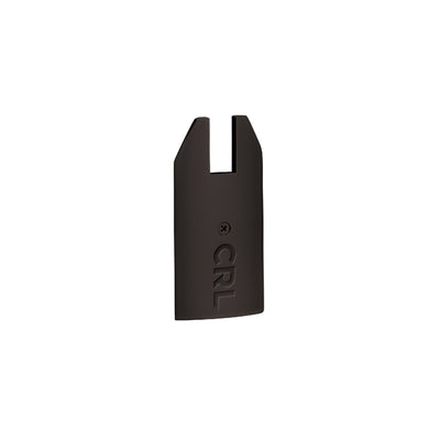 CRL Matte Black End Cap for 4" Tapered 1/2" Glass Wedge-Lock® Door Rail