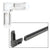 CRL White 3/8" Square Cut Screen Frame Corner Connectors WSF346